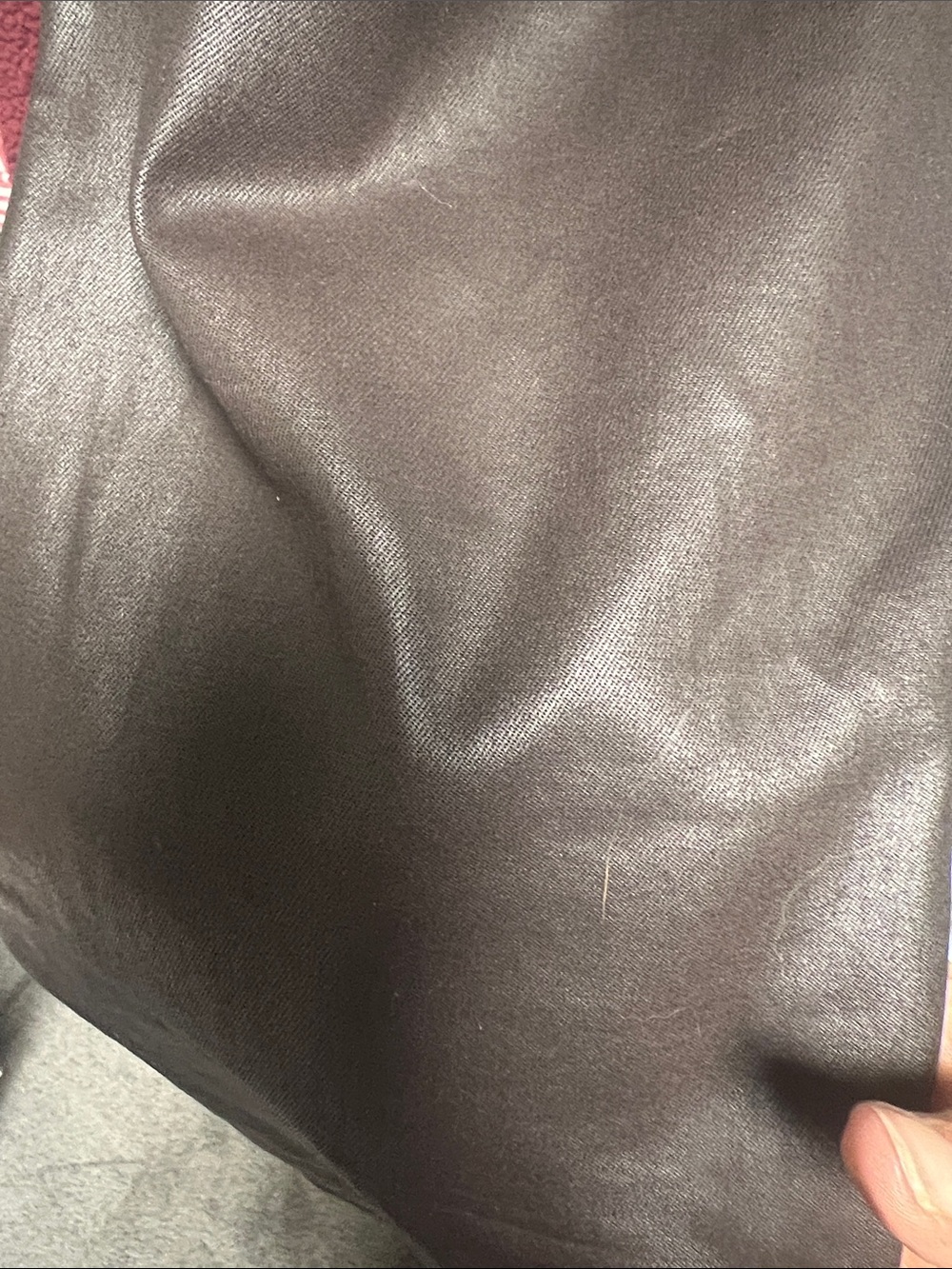 Loft Kick Crop Coated Denim Brown Denim 31/12 - Picture 4 of 12